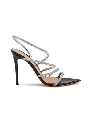 GIANVITO ROSSI | Crystal Ettie 105 Leather Sandals