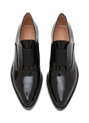 Detail View - Click To Enlarge - GIANVITO ROSSI - Baxter Vernice Leather Loafers