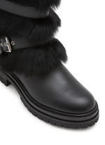 【★日本未入荷★】Gianvito Rossi ☆ MAVERICK ブーツ GIANVITO ROSSI | Maverick Motorcycle Leather Shearling Boots