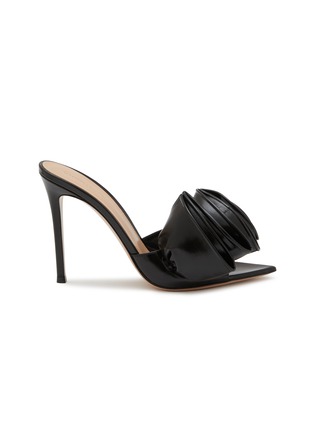 Main View - Click To Enlarge - GIANVITO ROSSI - Gabrielle 105 Leather Mule Sandals