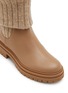 Detail View - Click To Enlarge - GIANVITO ROSSI - Tenney Chelsea Knitted Leather Boots