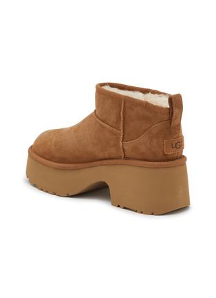  - UGG - Classic Ultra Mini New Heights Suede Ankle Boots