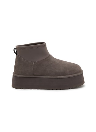 Main View - Click To Enlarge - UGG - Classic Mini Dipper Ankle Platform Suede Boots