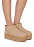 Figure View - Click To Enlarge - UGG - Classic Ultra Mini Suede Platform Ankle Boots