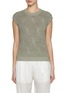 Main View - Click To Enlarge - PESERICO - Sequin Embellished Knit Top