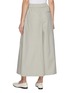 Back View - Click To Enlarge - PESERICO - Cropped Wide Leg Canvas Pants