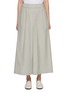 Main View - Click To Enlarge - PESERICO - Cropped Wide Leg Canvas Pants