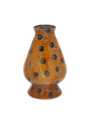 Main View - Click To Enlarge - 1882 LTD. - Rosebud Hand-Painted 5 By Martyn Thompson Penny Vase — Orange