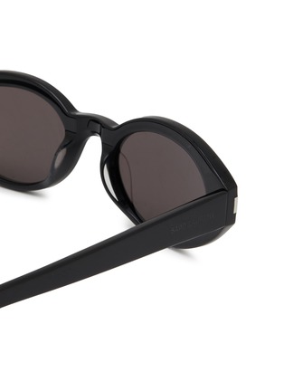 Detail View - Click To Enlarge - SAINT LAURENT - Acetate Oval Sunglasses