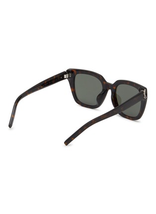 Figure View - Click To Enlarge - SAINT LAURENT - Recycled Acetate Cat Eye Sunglasses