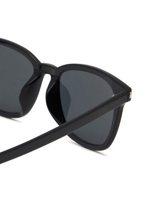 Detail View - Click To Enlarge - SAINT LAURENT - Recycled Acetate Square Sunglasses