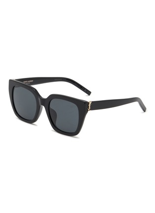 Main View - Click To Enlarge - SAINT LAURENT - Recycled Acetate Cat Eye Sunglasses