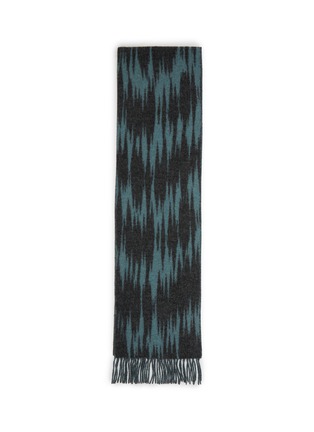 Main View - Click To Enlarge - PIACENZA 1733 - Bicolour Fringed Scarf