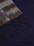 Detail View - Click To Enlarge - PIACENZA 1733 - Bicolour Striped Silk Cashmere Scarf