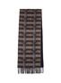 Main View - Click To Enlarge - PIACENZA 1733 - Bicolour Striped Silk Cashmere Scarf