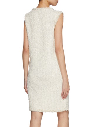 Back View - Click To Enlarge - FABIANA FILIPPI - Sleeveless Sequin Tweed Dress