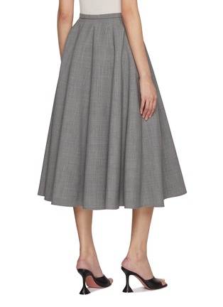 Back View - Click To Enlarge - FABIANA FILIPPI - Bistretch Wool Circle Skirt