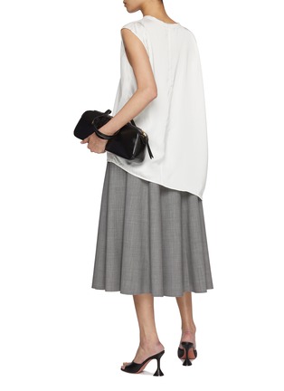 Figure View - Click To Enlarge - FABIANA FILIPPI - Bistretch Wool Circle Skirt