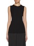 Main View - Click To Enlarge - FABIANA FILIPPI - Sleeveless Ribbed Knit Top