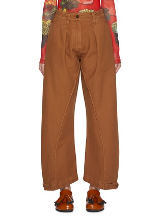 Main View - Click To Enlarge - JW ANDERSON - Twisted Seam Cotton Trousers