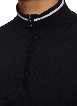  - PAUL & SHARK - Stand Collar Half Zip Wool Sweater