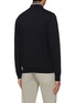 Back View - Click To Enlarge - PAUL & SHARK - Stand Collar Half Zip Wool Sweater