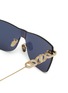 Detail View - Click To Enlarge - DIOR - CD Chain M3U Metal Square Sunglasses