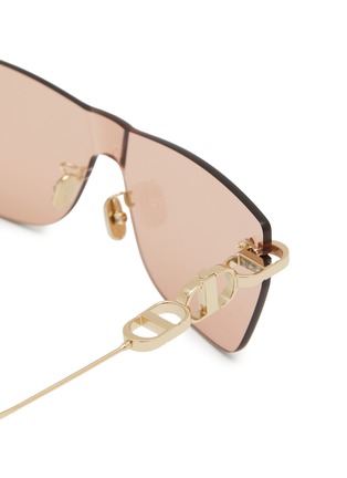 Detail View - Click To Enlarge - DIOR - CD Chain M3U Metal Square Sunglasses