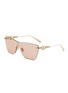 Main View - Click To Enlarge - DIOR - CD Chain M3U Metal Square Sunglasses