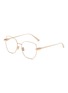 Main View - Click To Enlarge - DIOR - Cdioro S3F Metal Angular Optical Glasses