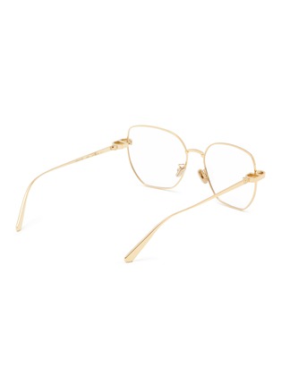 Figure View - Click To Enlarge - DIOR - Cdioro S3F Metal Angular Optical Glasses