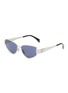 Main View - Click To Enlarge - CELINE - Triomphe Metal Cateye Sunglasses