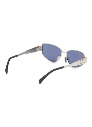 Figure View - Click To Enlarge - CELINE - Triomphe Metal Cateye Sunglasses