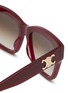 Detail View - Click To Enlarge - CELINE - Triomphe Acetate Square Sunglasses