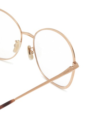 Detail View - Click To Enlarge - CELINE - Metal Round Optical Glasses