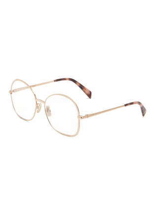 Main View - Click To Enlarge - CELINE - Metal Round Optical Glasses