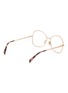 Figure View - Click To Enlarge - CELINE - Metal Round Optical Glasses