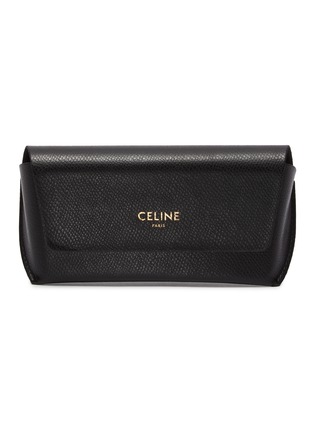 Detail View - Click To Enlarge - CELINE - Triomphe Acetate Rectangle Sunglasses