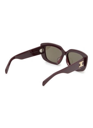 Figure View - Click To Enlarge - CELINE - Triomphe Acetate Rectangle Sunglasses