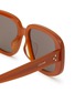 Detail View - Click To Enlarge - CELINE - Bold Three Dots Acetate Square Sunglasses