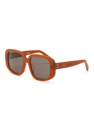 Main View - Click To Enlarge - CELINE - Bold Three Dots Acetate Square Sunglasses