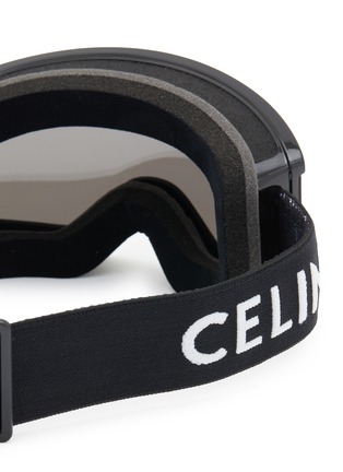 Detail View - Click To Enlarge - CELINE - Logo Acetate Angular Ski Mask