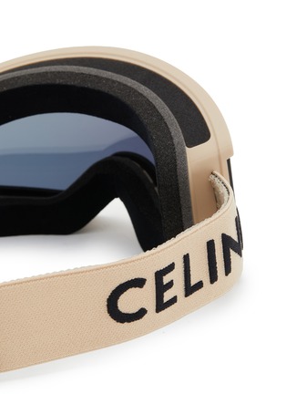 Detail View - Click To Enlarge - CELINE - Logo Acetate Angular Ski Mask