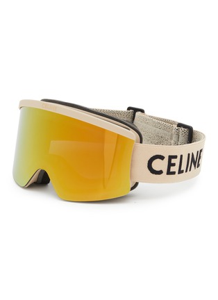 Main View - Click To Enlarge - CELINE - Logo Acetate Angular Ski Mask