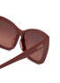 Detail View - Click To Enlarge - FENDI - Lettering Acetate Square Sunglasses