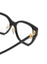 Detail View - Click To Enlarge - FENDI - FF Diamonds Acetate Cateye Optical Glasses