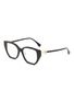 Main View - Click To Enlarge - FENDI - FF Diamonds Acetate Cateye Optical Glasses