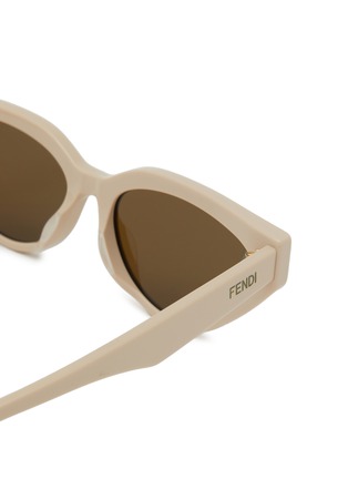 Detail View - Click To Enlarge - FENDI - Fendi Way Acetate Cateye Sunglasses