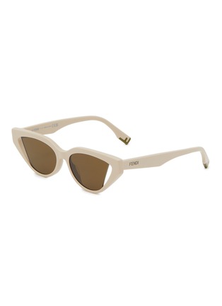 Main View - Click To Enlarge - FENDI - Fendi Way Acetate Cateye Sunglasses