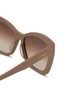 Detail View - Click To Enlarge - FENDI - Lettering Acetate Square Sunglasses